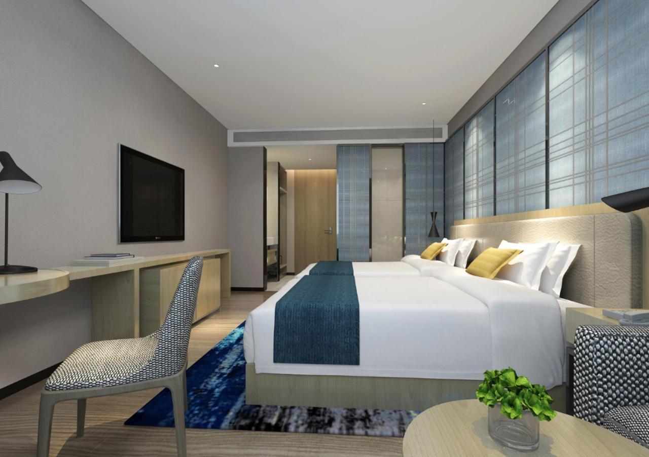 Echarm International Hotel Canton Tower Pazhou Convention And Exhibition Center Lujiang Subway Metro Branch - Free Shuttle Bus To Canton Fair Complex During Canton Fair Period Exterior foto